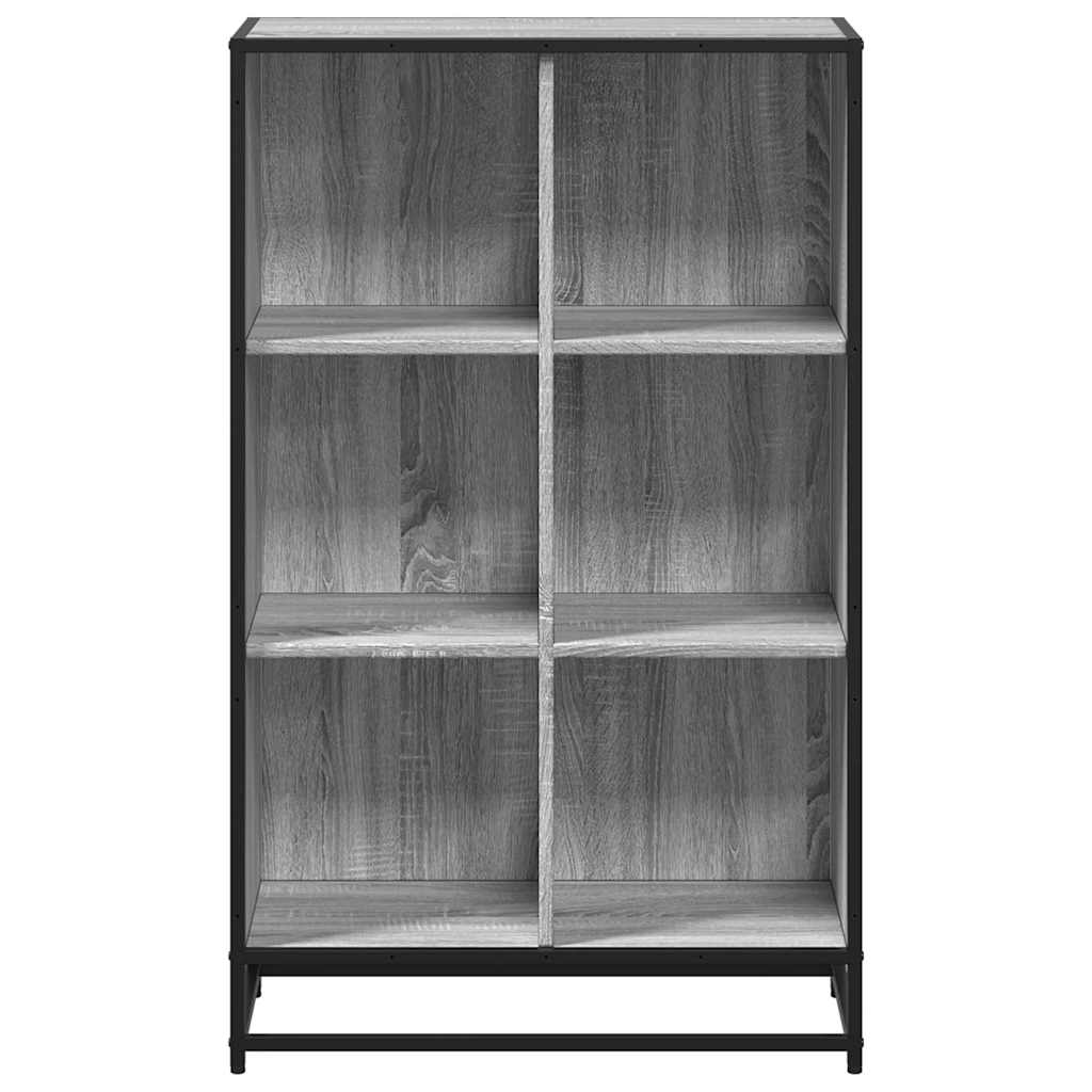 Ormar za knjige sivi sonoma 65,5x33x107,5 cm izrađeno drvo