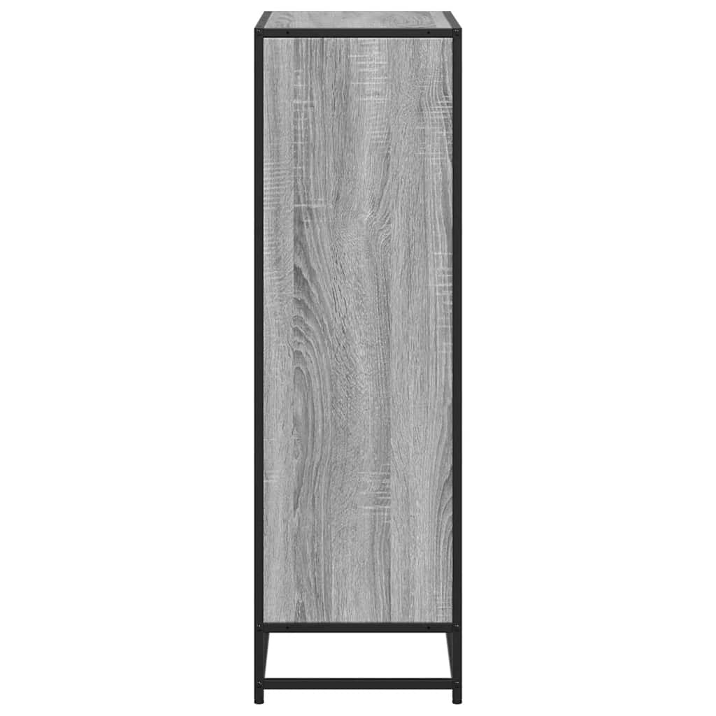Ormar za knjige sivi sonoma 65,5x33x107,5 cm izrađeno drvo