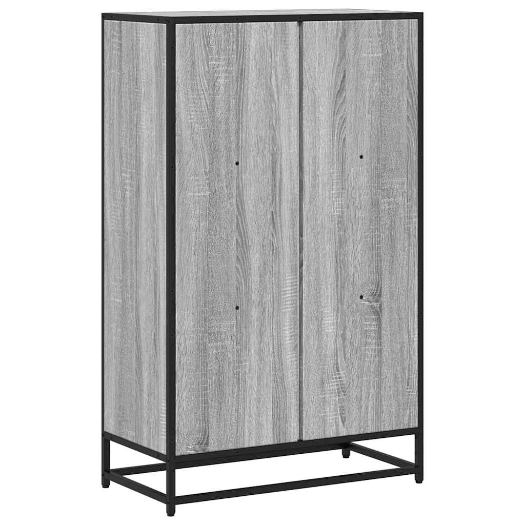 Ormar za knjige sivi sonoma 65,5x33x107,5 cm izrađeno drvo