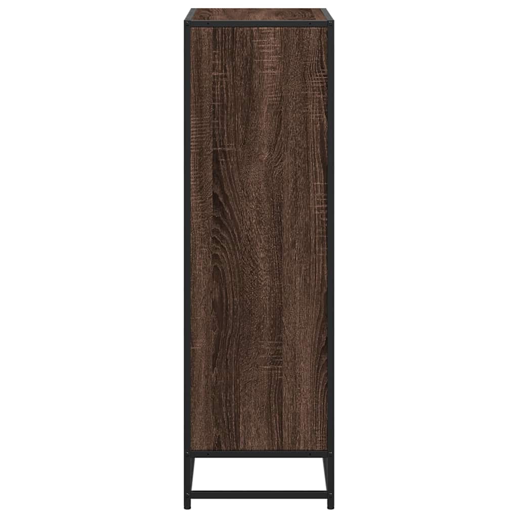 Ormarić za knjige boja smeđeg hrasta 65,5x33x107,5 cm drveni
