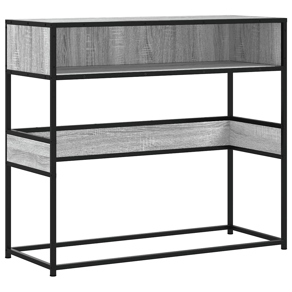 Konzolni stol boja hrasta 90x35x80 cm konstruirano drvo