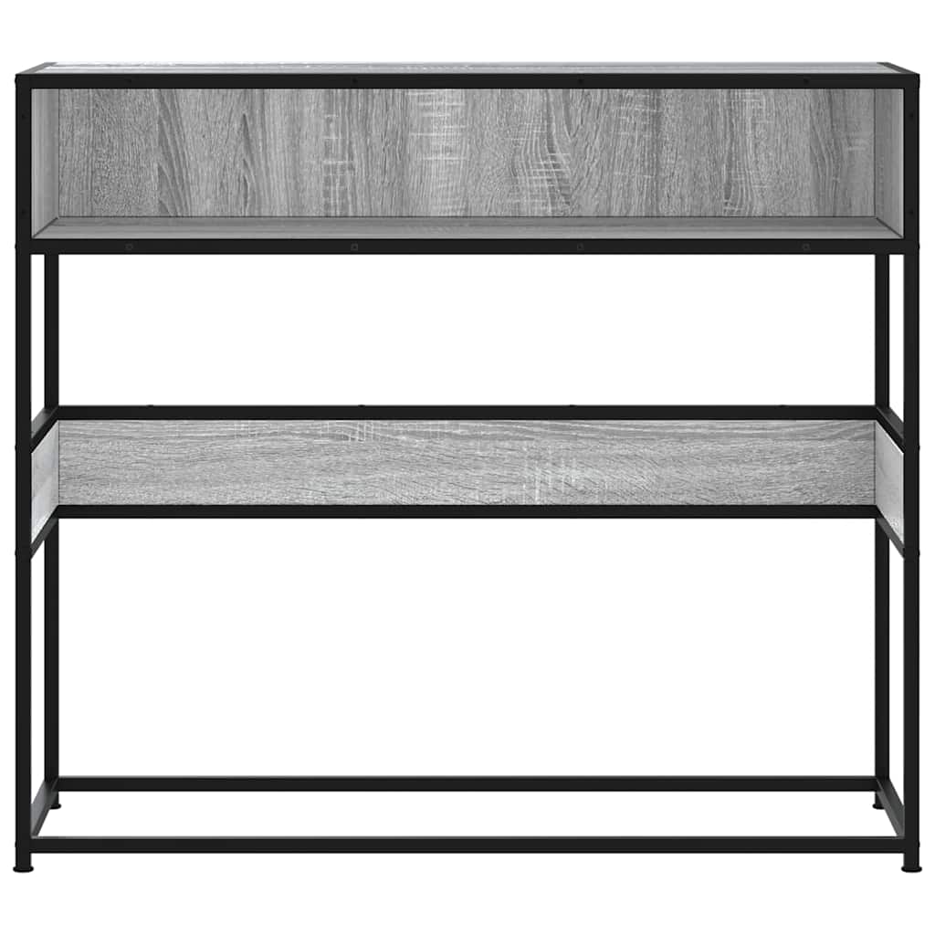 Konzolni stol boja hrasta 90x35x80 cm konstruirano drvo