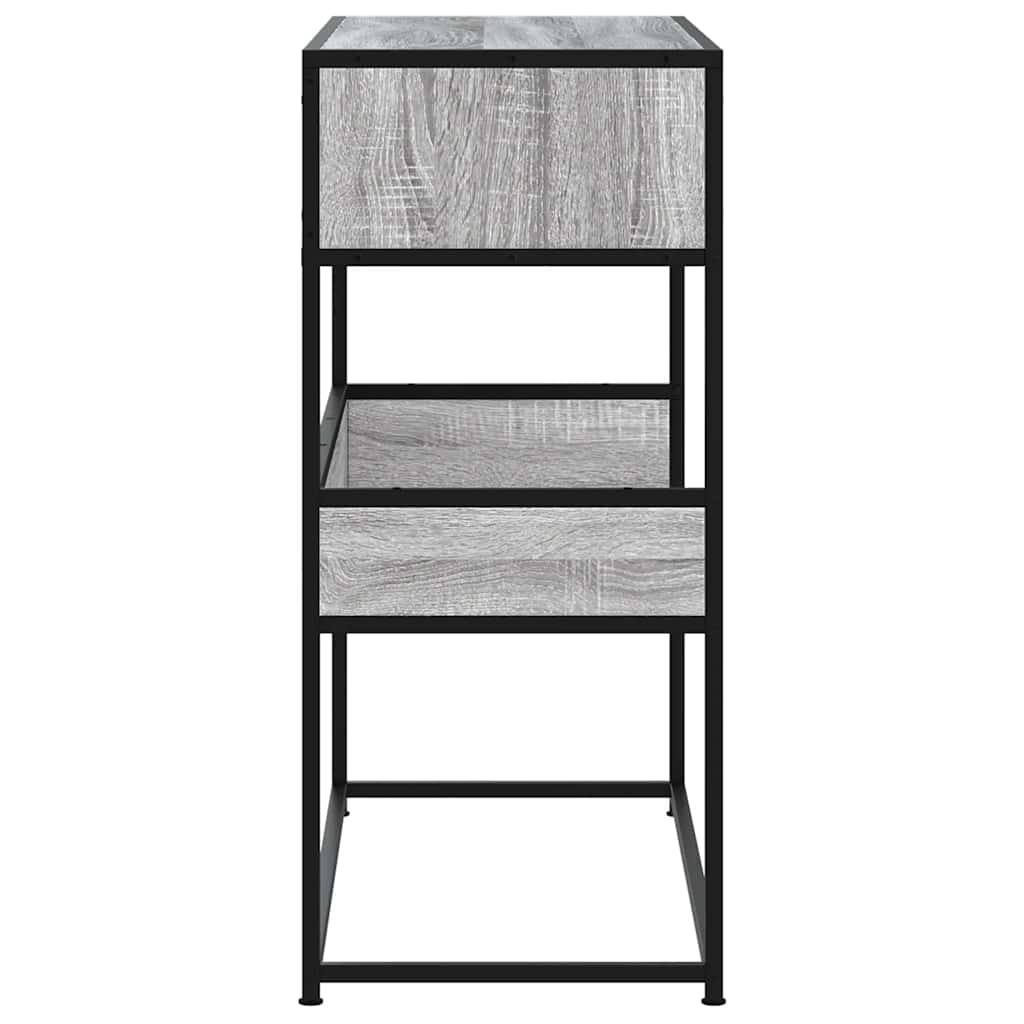 Konzolni stol boja hrasta 90x35x80 cm konstruirano drvo