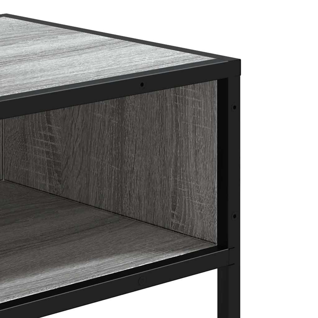 Konzolni stol boja hrasta 90x35x80 cm konstruirano drvo