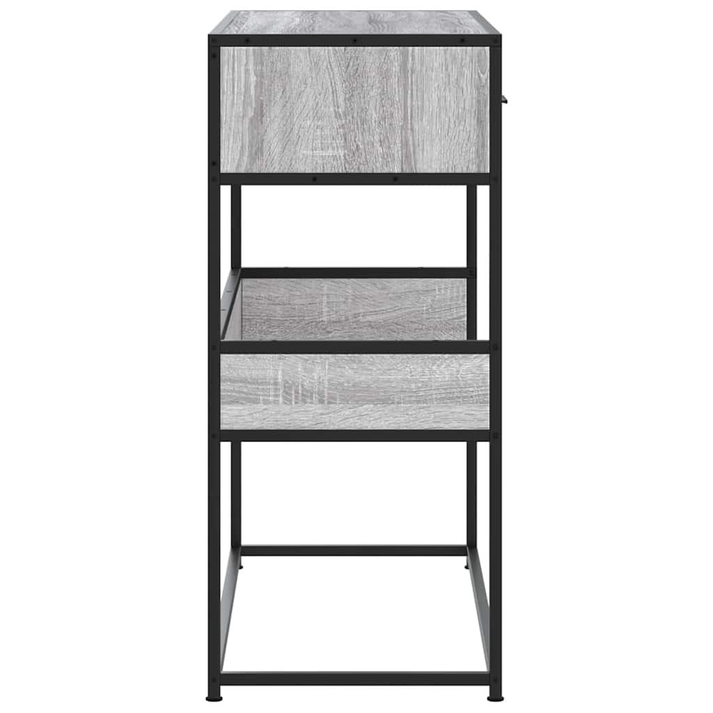 Konzolni stol boja hrasta 90x35x80 cm konstruirano drvo
