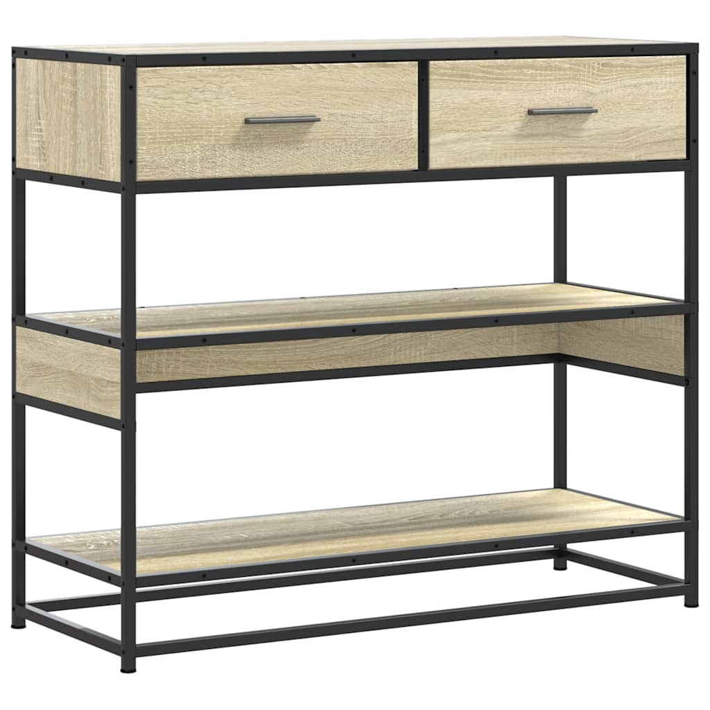 Konzolni stol boja hrasta sonome 90x35x80 cm konstruirano drvo