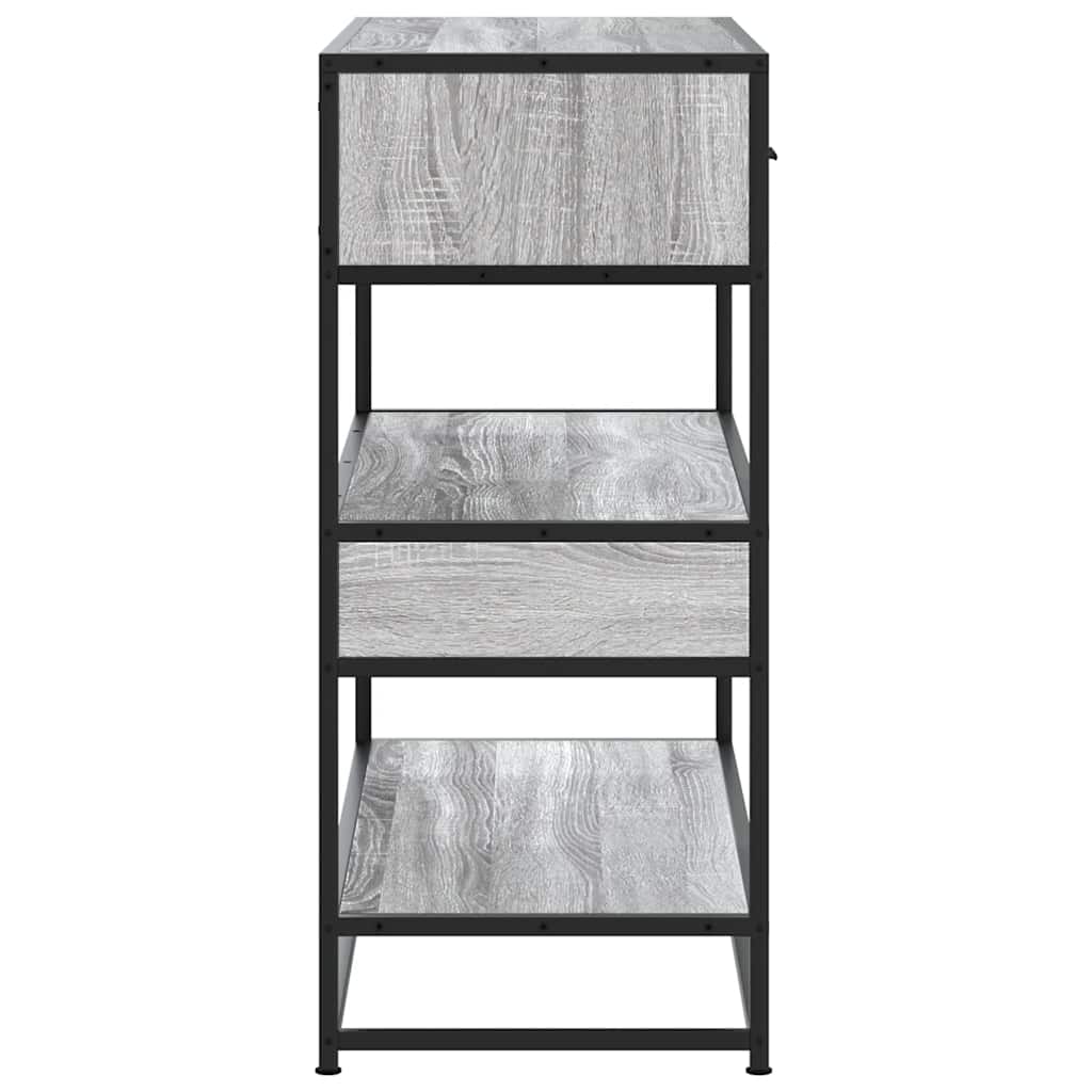Konzolni stol boja hrasta 90x35x80 cm konstruirano drvo