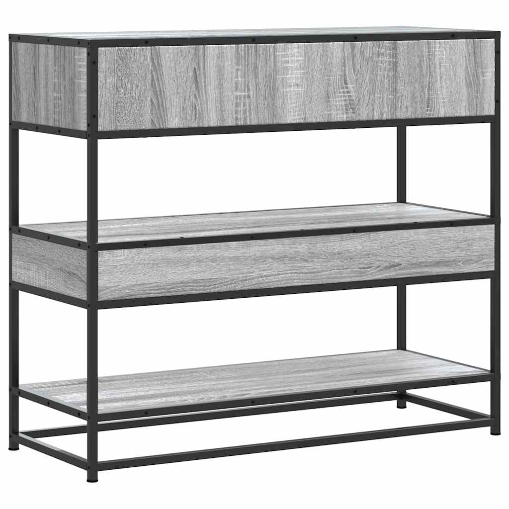 Konzolni stol boja hrasta 90x35x80 cm konstruirano drvo