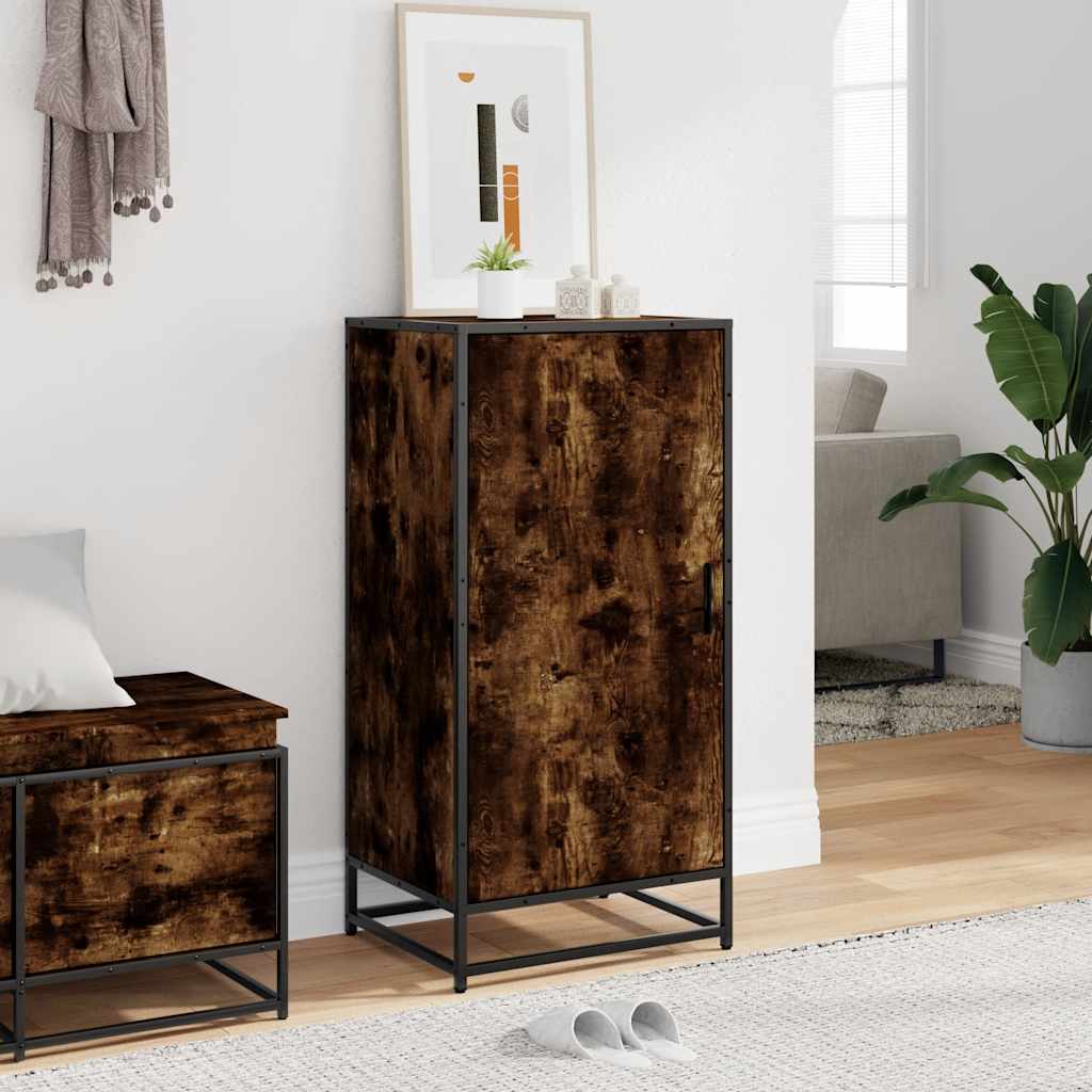 Stalak za cipele boja hrasta 48x38x97,5 cm konstruirano drvo