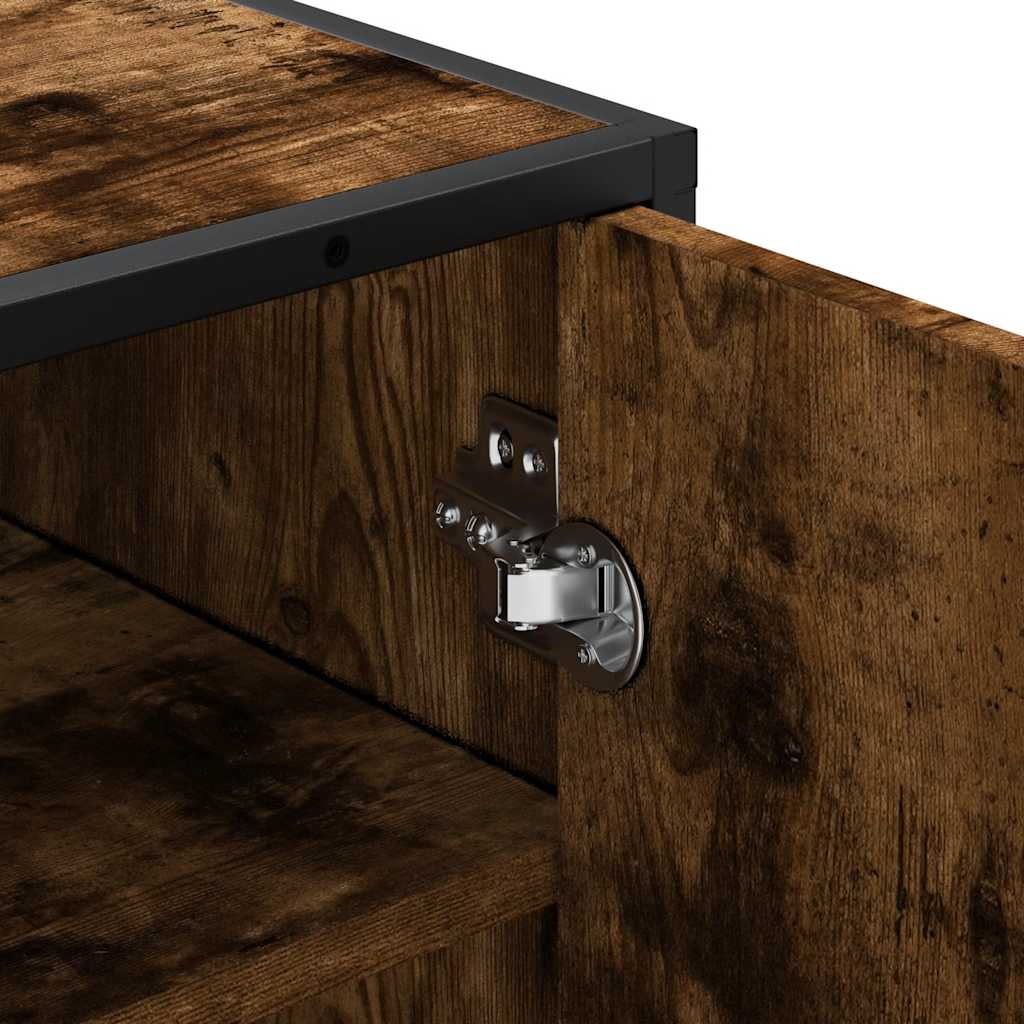 Stalak za cipele boja hrasta 48x38x97,5 cm konstruirano drvo
