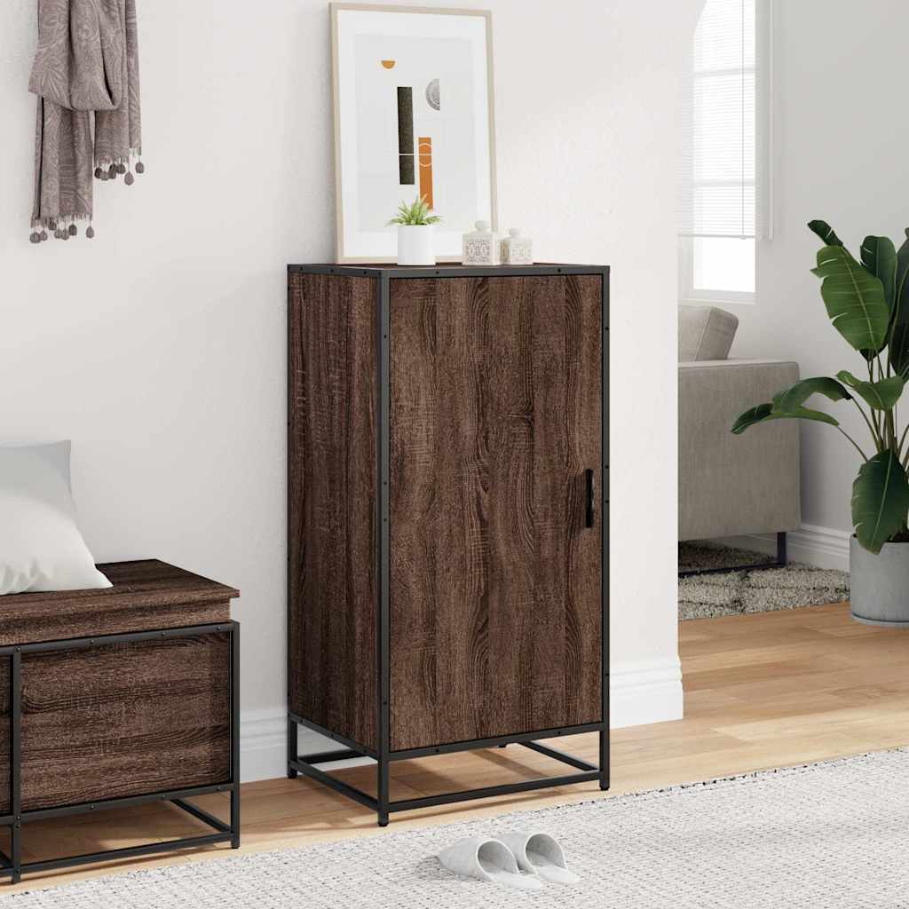 Stalak za cipele boja hrasta 48x38x97,5 cm konstruirano drvo
