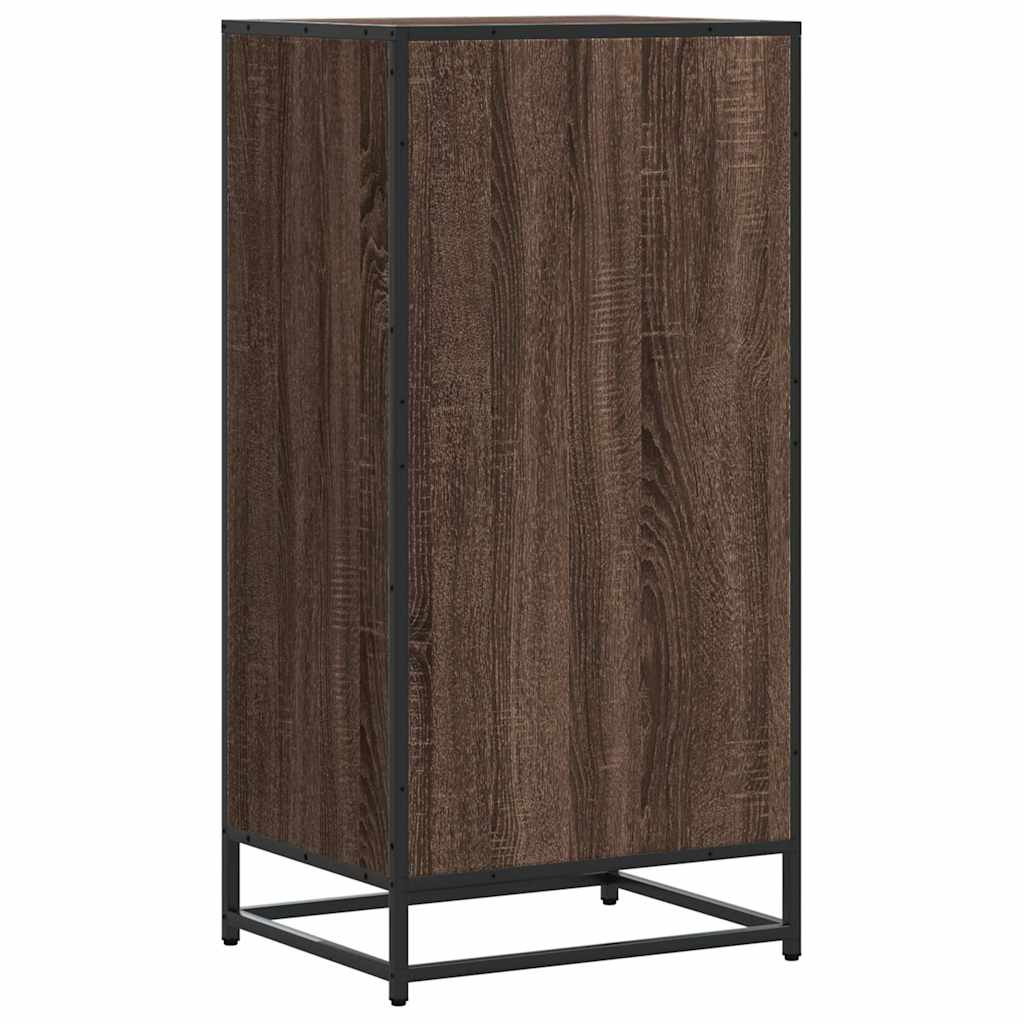 Stalak za cipele boja hrasta 48x38x97,5 cm konstruirano drvo