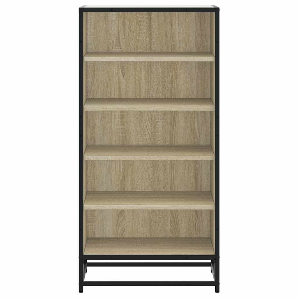 Stalak za cipele boja hrasta 48x38x97,5 cm konstruirano drvo