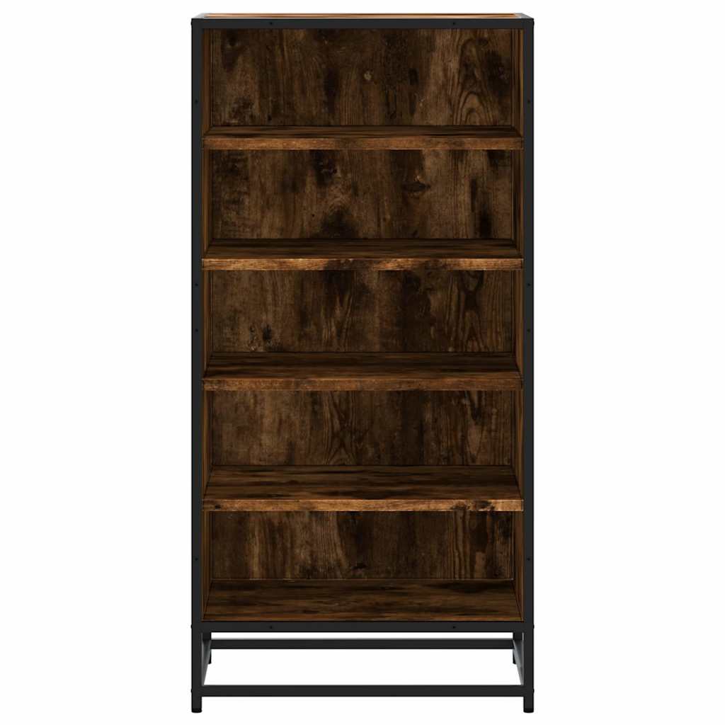 Stalak za cipele boja hrasta 48x38x97,5 cm konstruirano drvo