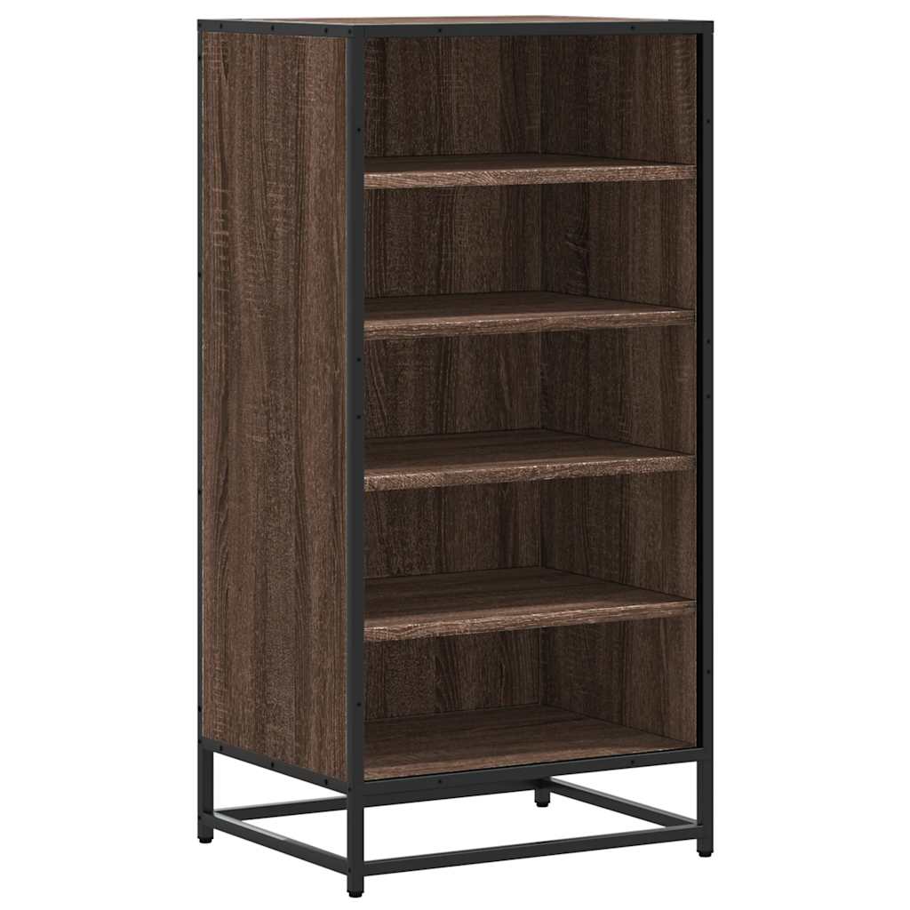 Stalak za cipele boja hrasta 48x38x97,5 cm konstruirano drvo
