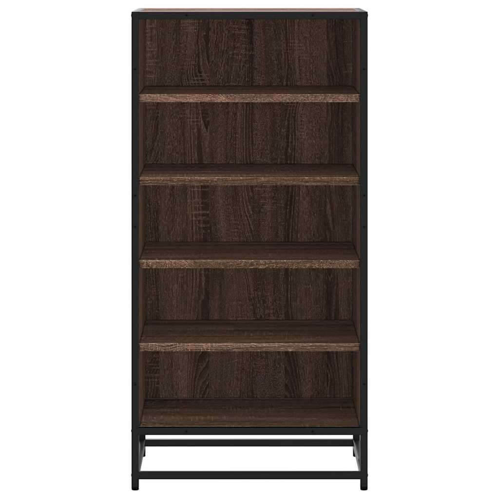 Stalak za cipele boja hrasta 48x38x97,5 cm konstruirano drvo