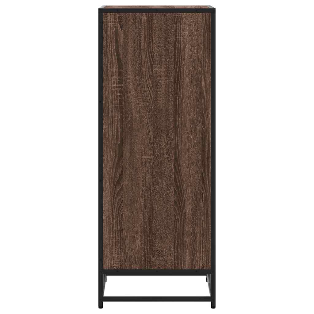 Stalak za cipele boja hrasta 48x38x97,5 cm konstruirano drvo