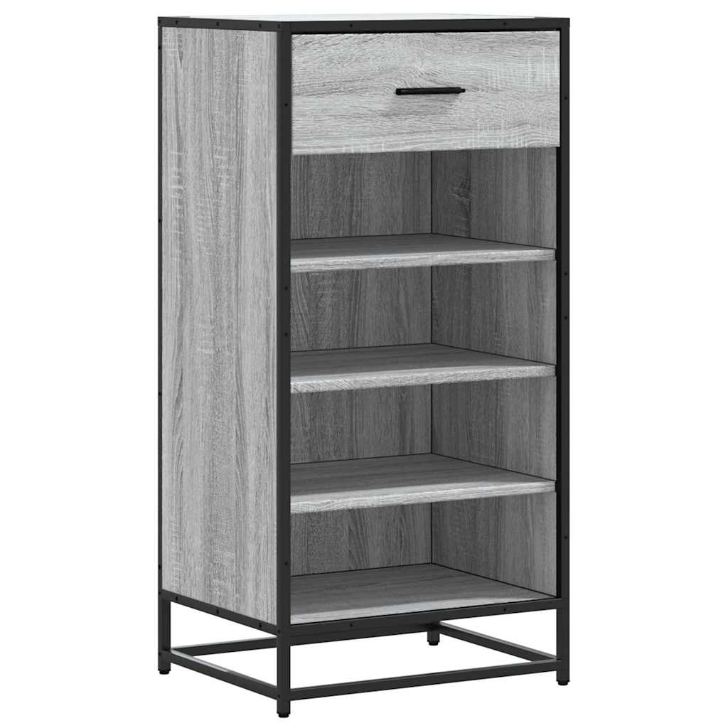 Stalak za cipele boja hrasta 48x38x97,5 cm konstruirano drvo