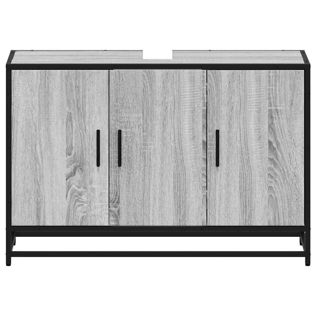 Kupaonski ormarić za umivaonik boja hrasta 90x33x60 cm drveni