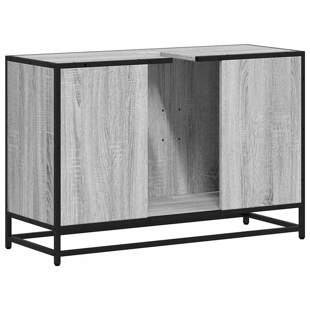 Kupaonski ormarić za umivaonik boja hrasta 90x33x60 cm drveni