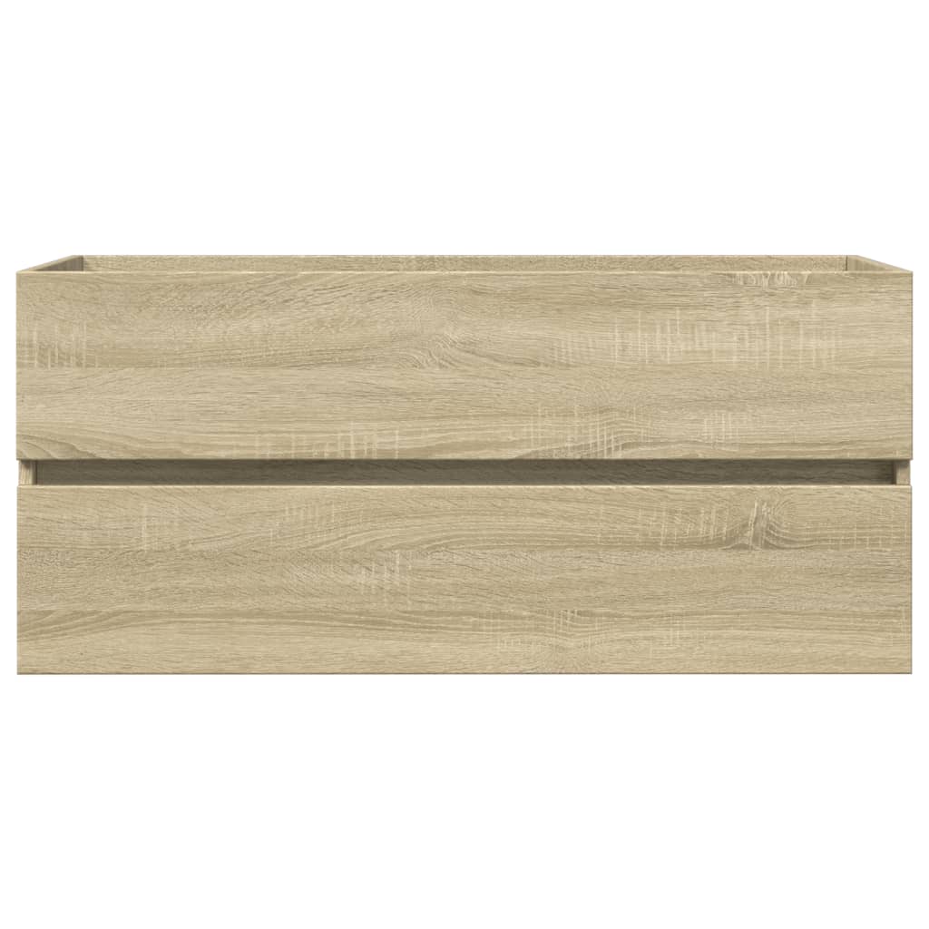 Ormarić za umivaonik boja hrasta sonome 100x38,5x45 cm drveni