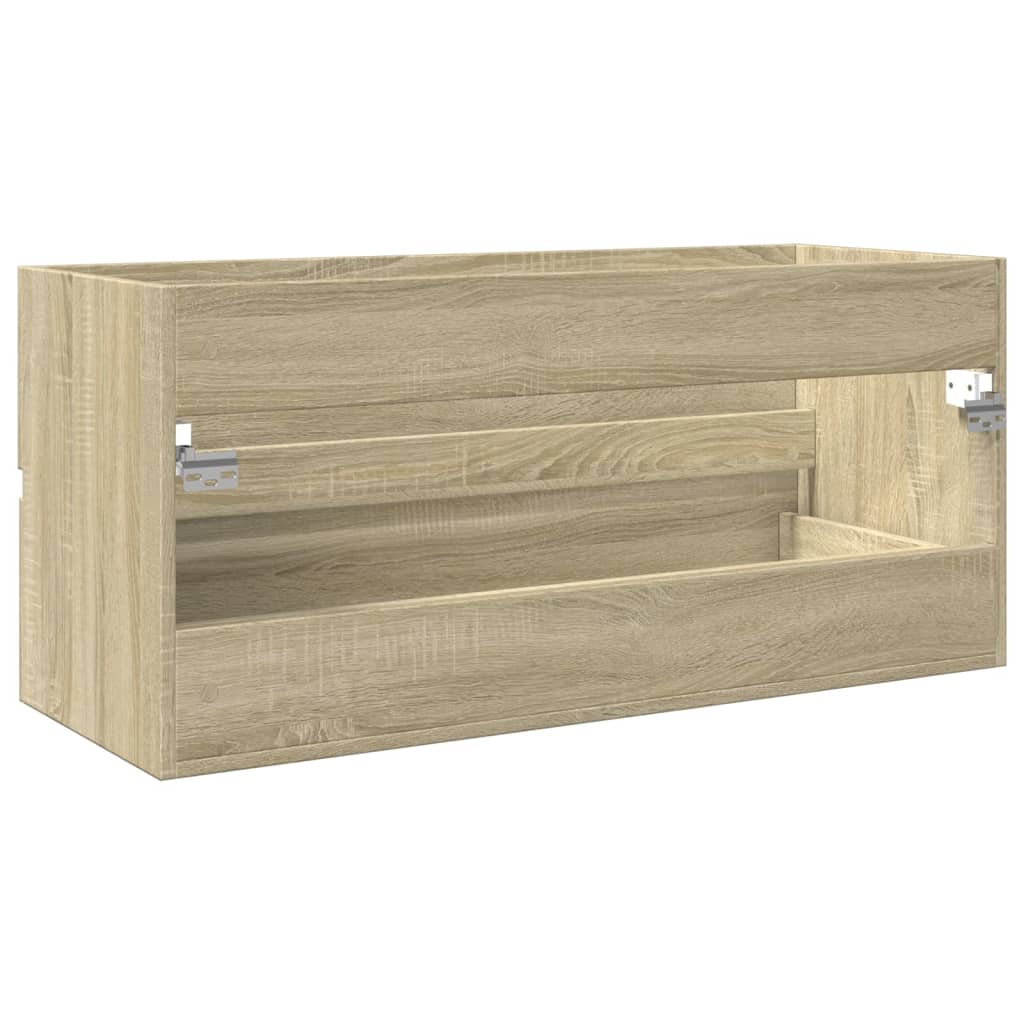 Ormarić za umivaonik boja hrasta sonome 100x38,5x45 cm drveni