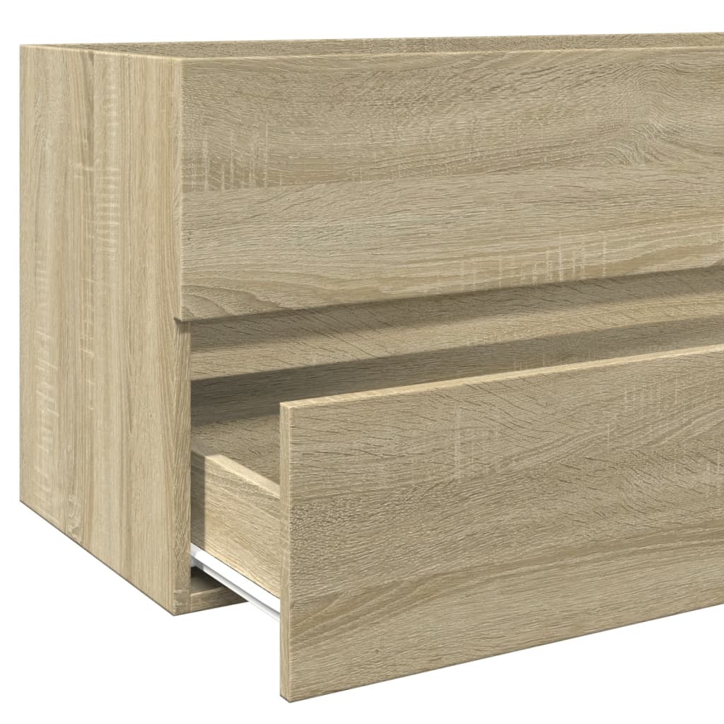 Ormarić za umivaonik boja hrasta sonome 100x38,5x45 cm drveni