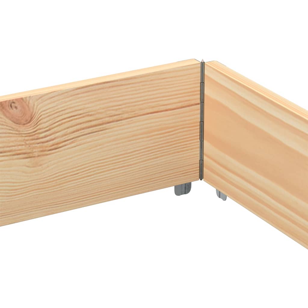 Okviri za palete 3 kom 150x100 cm od masivne borovine