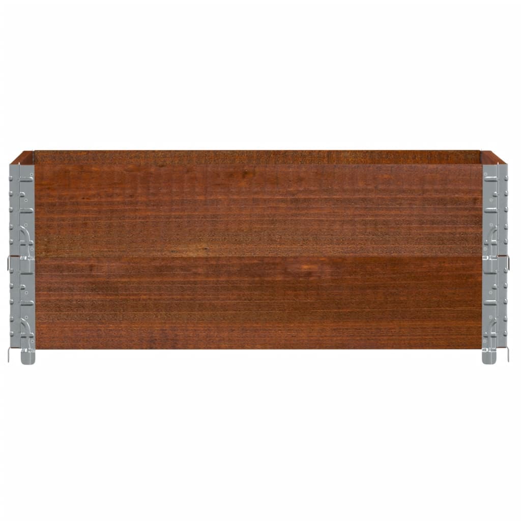 Vrtna sadilica smeđa 100x50 cm od borovine