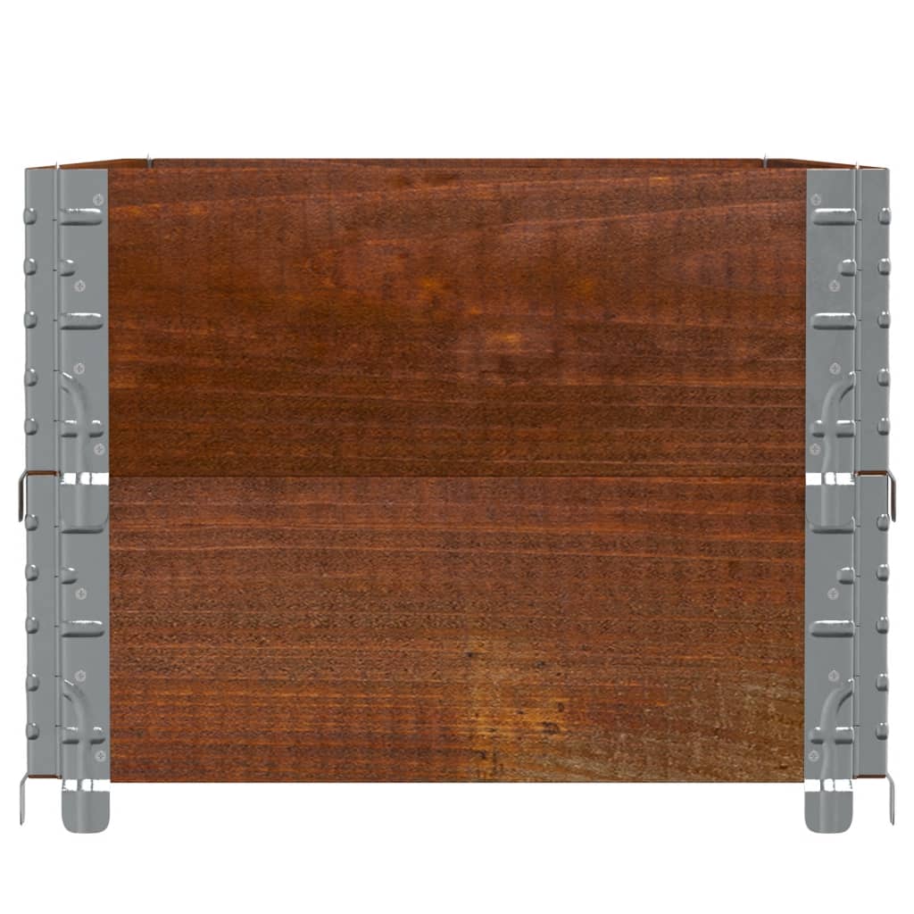 Vrtna sadilica smeđa 100x50 cm od borovine