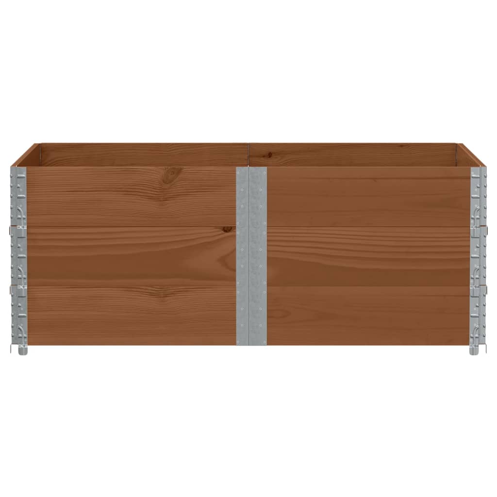 Vrtna sadilica smeđa 150x100 cm od borovine
