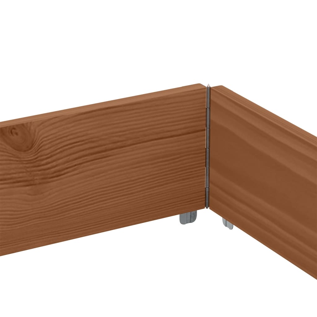 Vrtna sadilica smeđa 150x100 cm od borovine