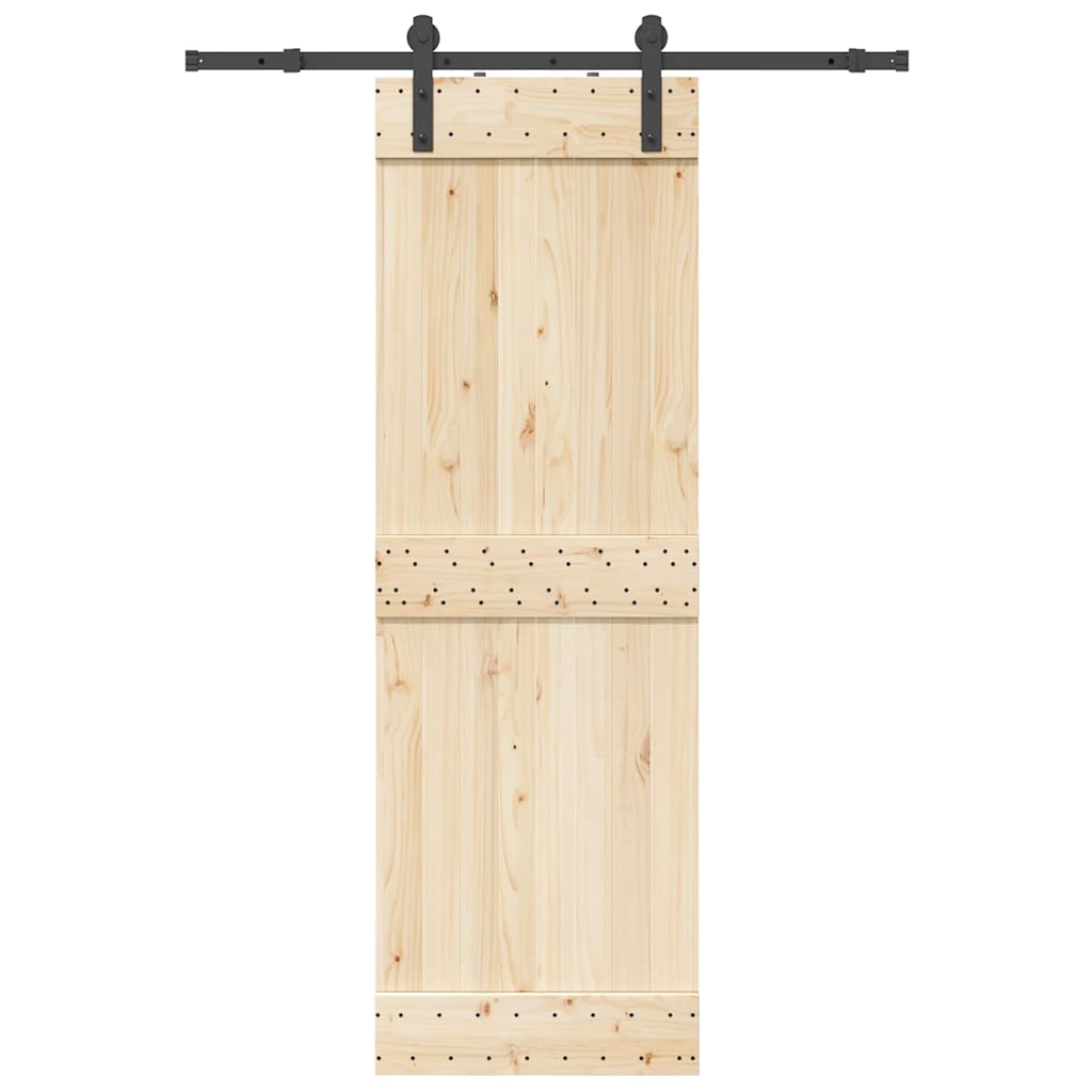 Pribor za klizna vrata 152 cm čelični crni
