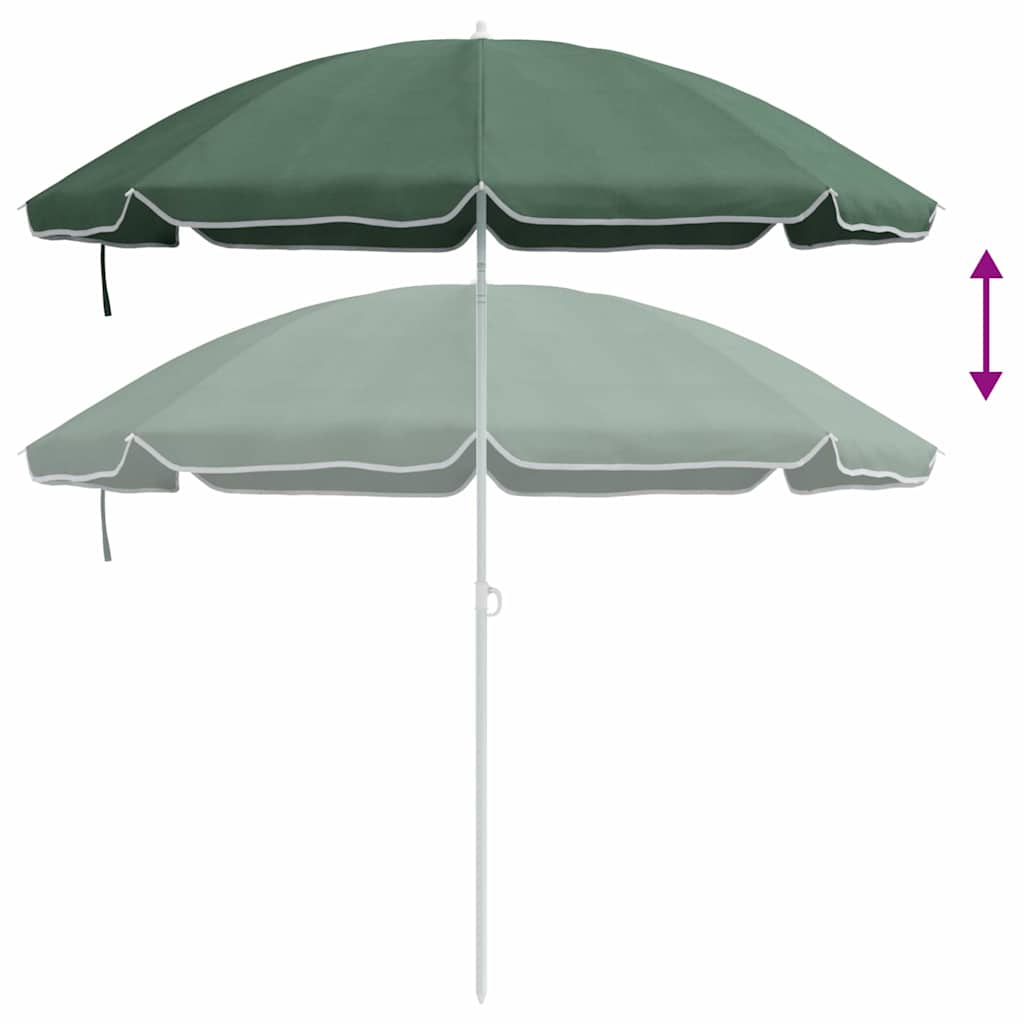 Suncobran Zelena 161 x 161 x 193 cm Poliester