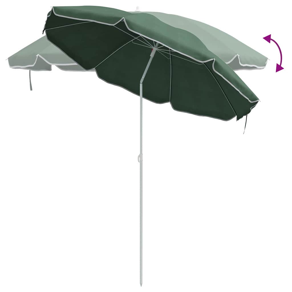 Suncobran Zelena 161 x 161 x 193 cm Poliester