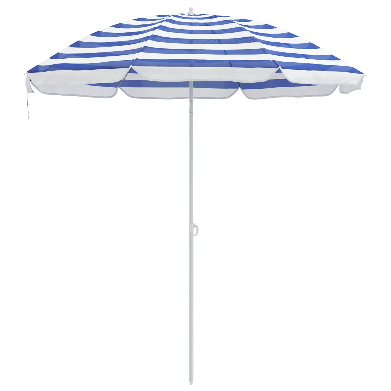 Suncobran za plažu Plava i bijela 206 x 206 x 212 cm