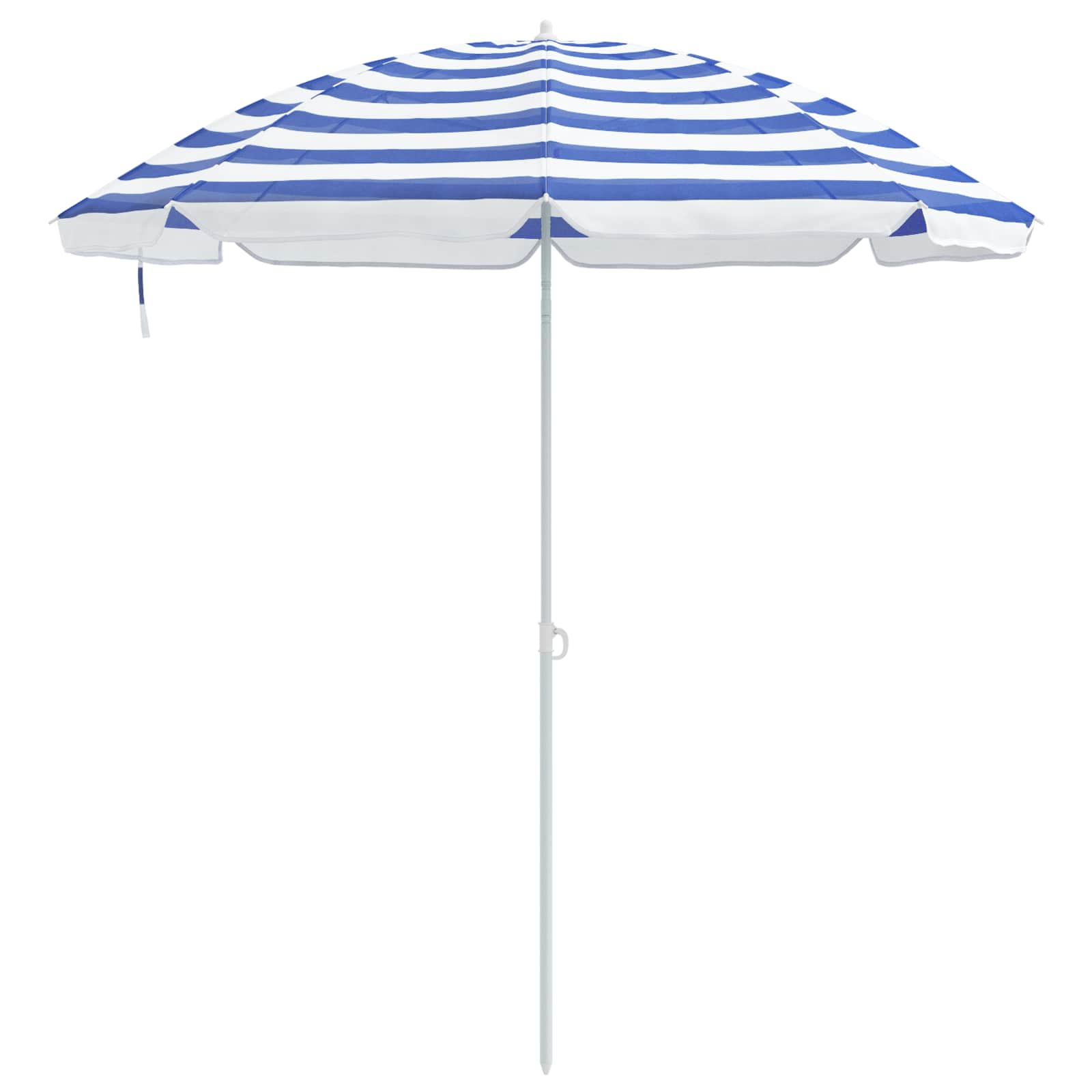 Suncobran za plažu Plava i bijela 206 x 206 x 212 cm