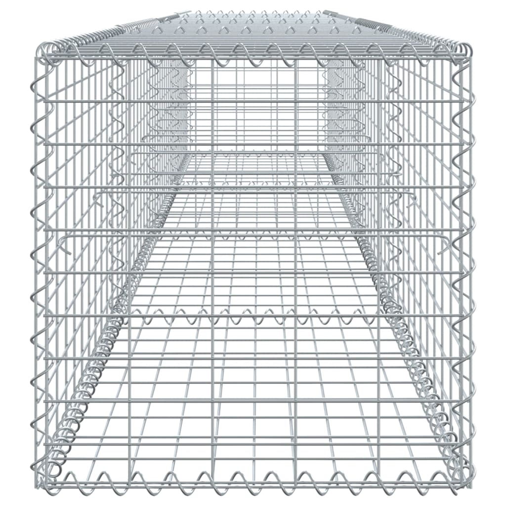Gabionska košara s poklopcem 400x50x50 cm od pocinčanog željeza