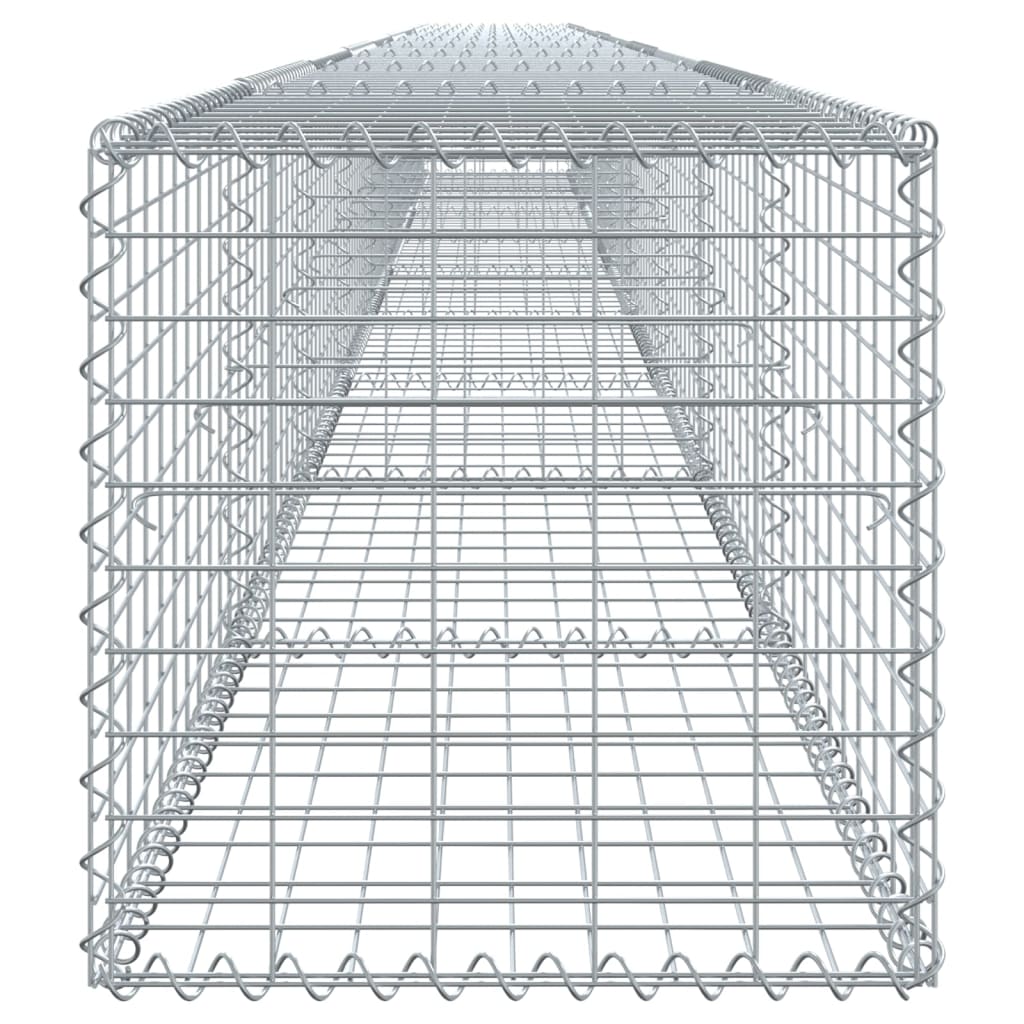Gabionska košara s poklopcem 900x50x50 cm od pocinčanog željeza