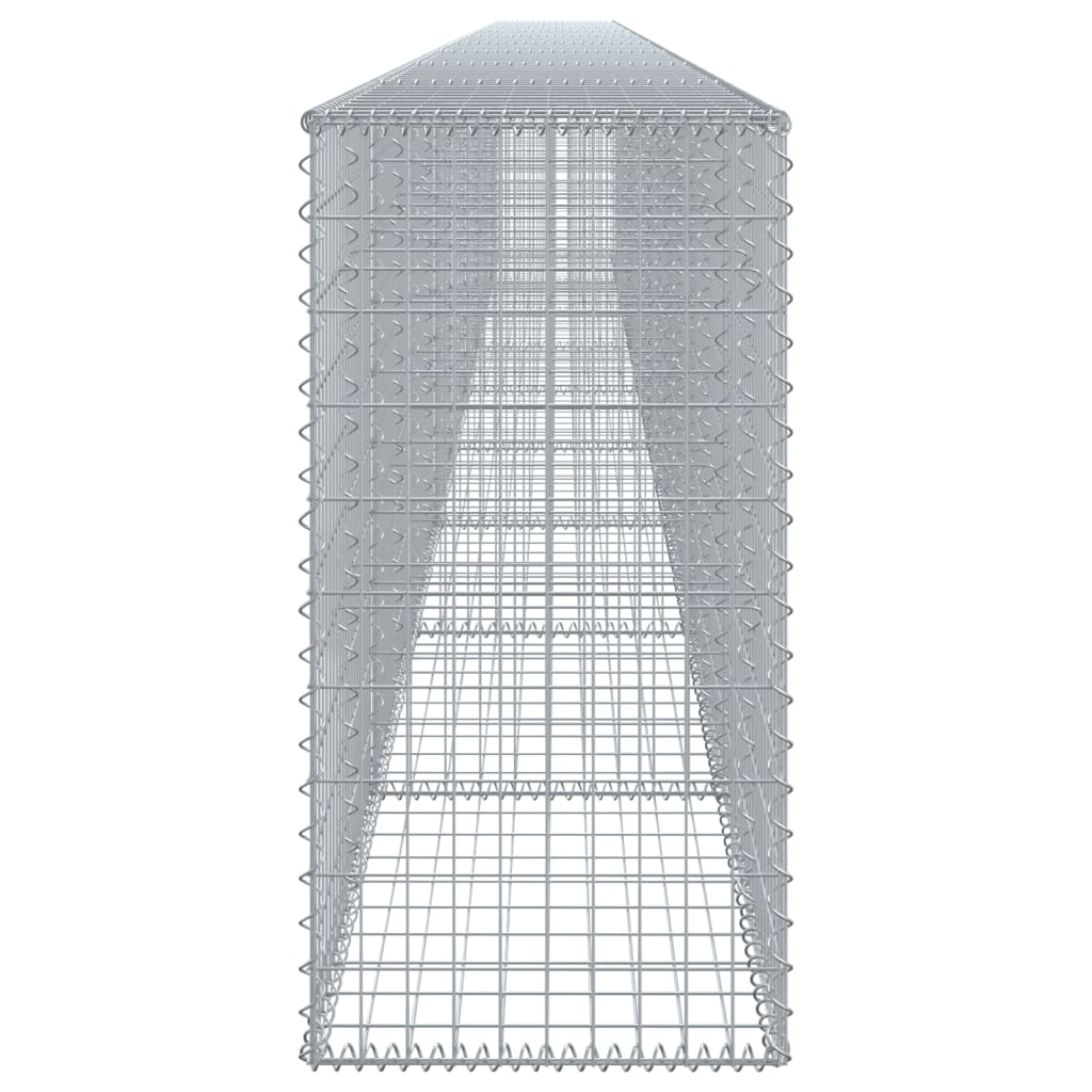 Gabionska košara s poklopcem 900x50x100 cm pocinčano željezo