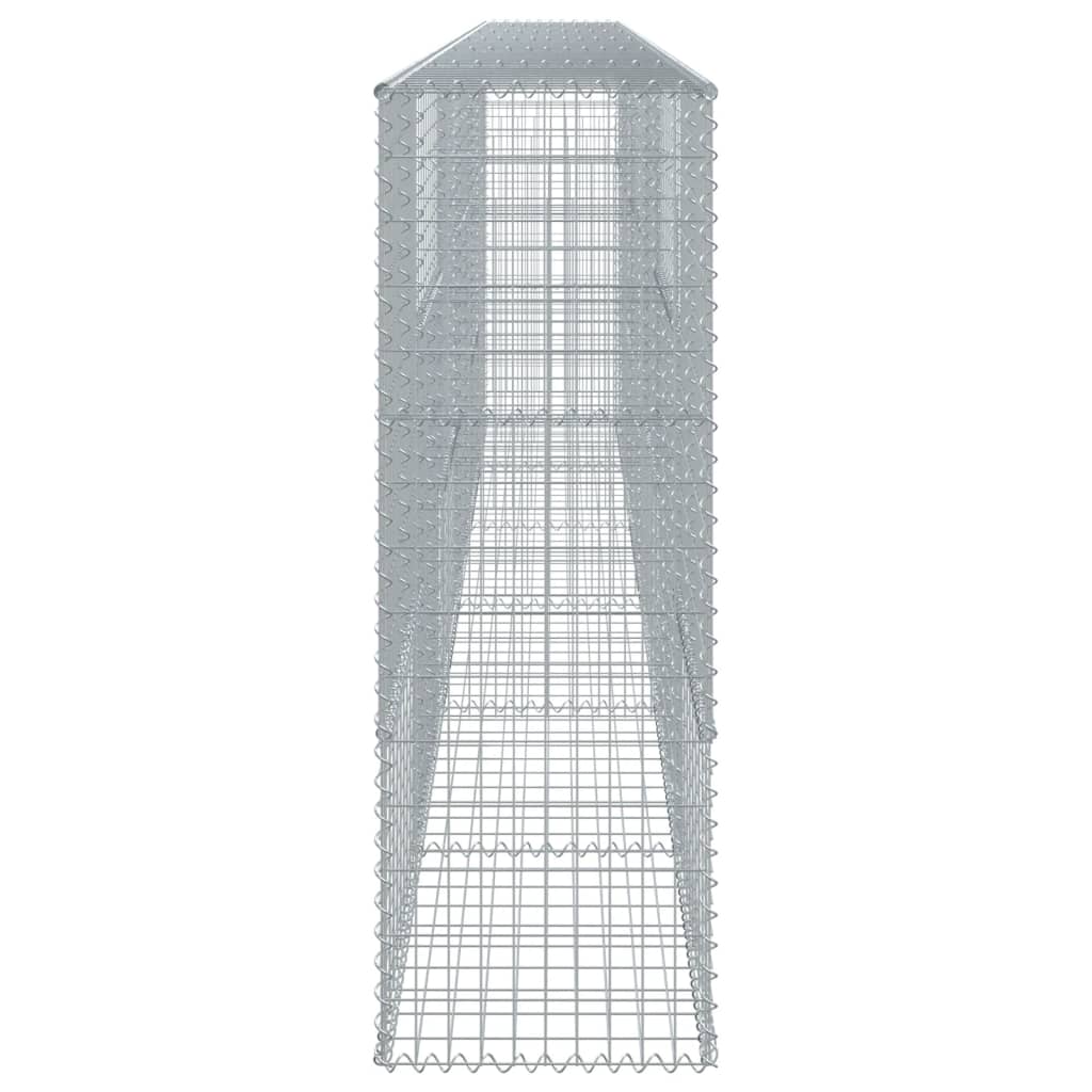 Gabionska košara s poklopcem 600x50x150 cm pocinčano željezo