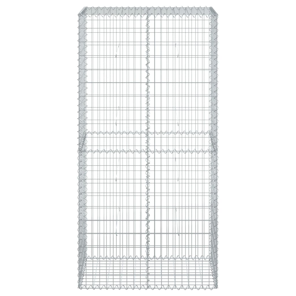 Gabionska košara s poklopcem 100x50x200 cm pocinčano željezo