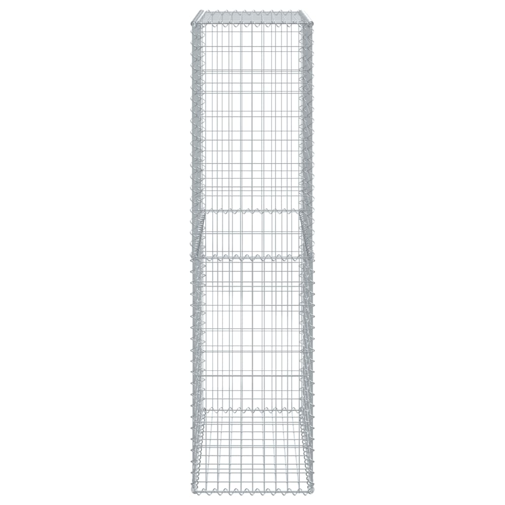 Gabionska košara s poklopcem 100x50x200 cm pocinčano željezo