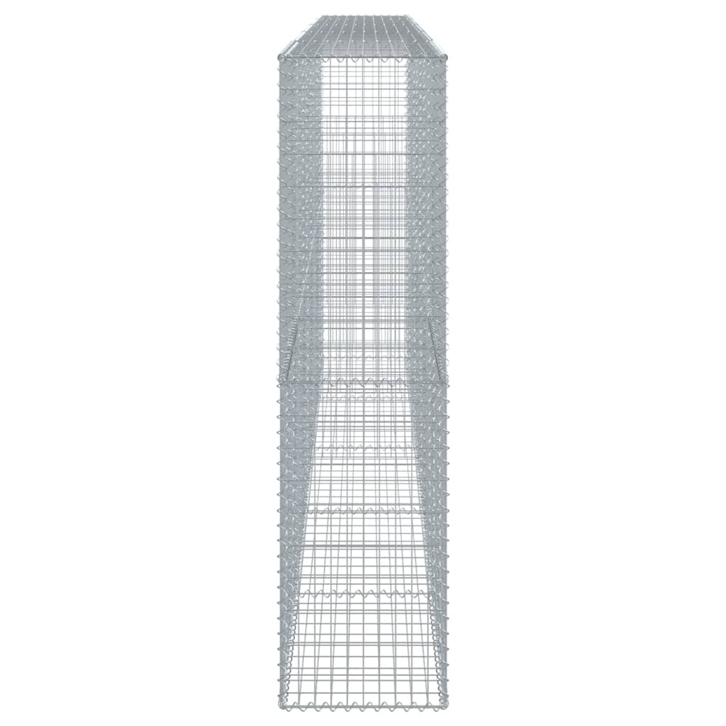 Gabionska košara s poklopcem 500x50x200 cm pocinčano željezo