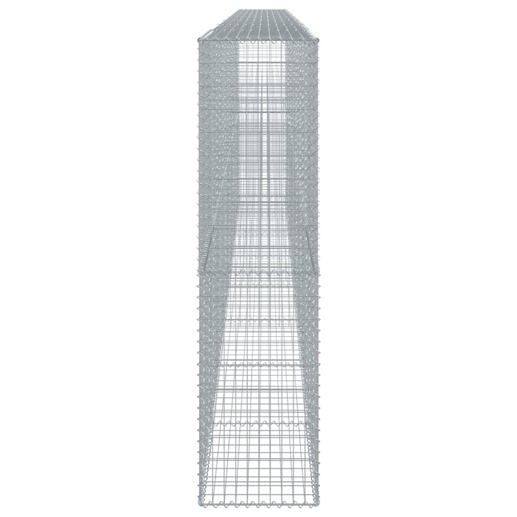 Gabionska košara s poklopcem 800x50x200 cm pocinčano željezo