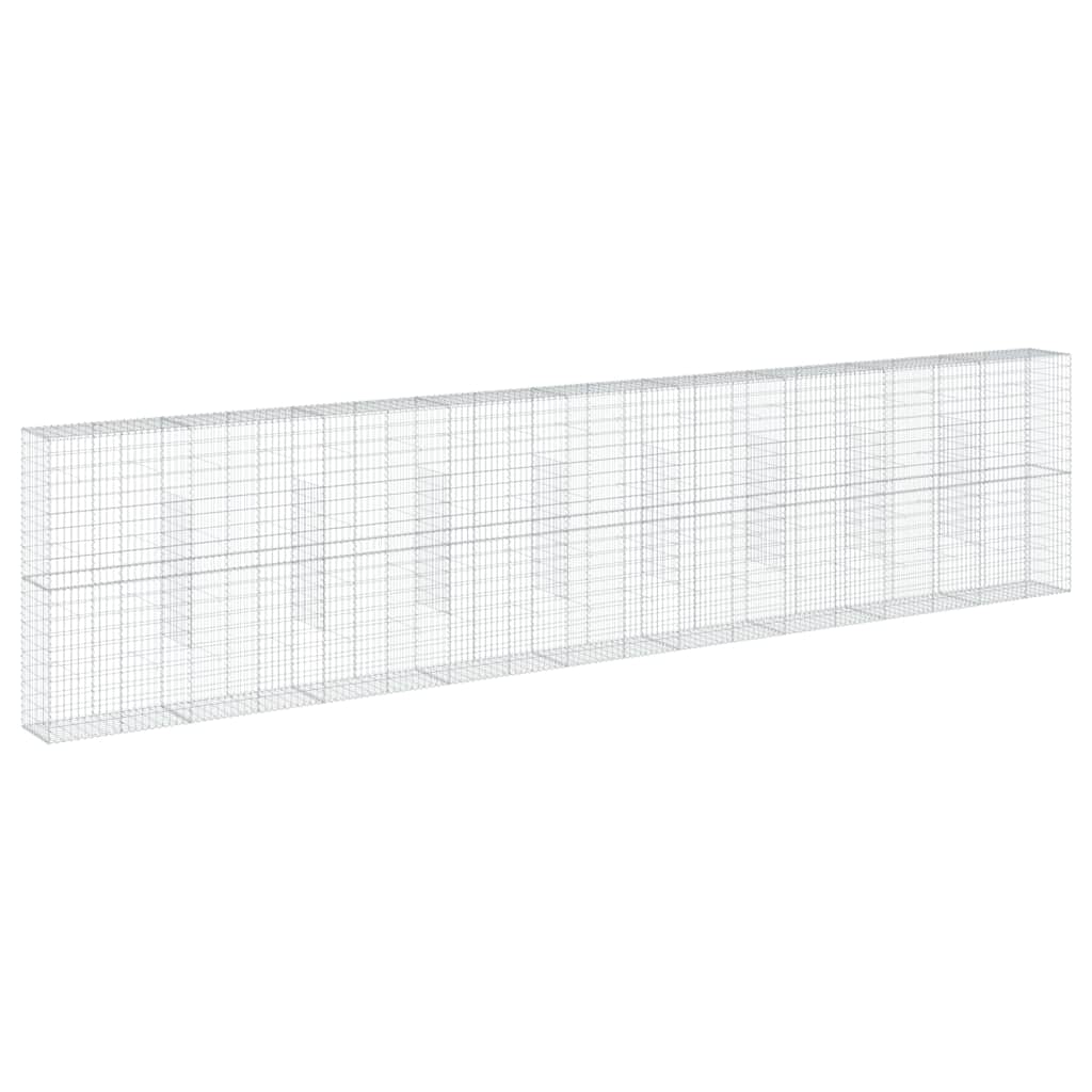 Gabionska košara s poklopcem 900x50x200 cm pocinčano željezo
