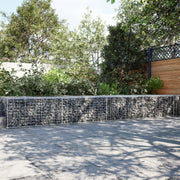 Gabionska košara s poklopcem 600x100x50 cm pocinčano željezo