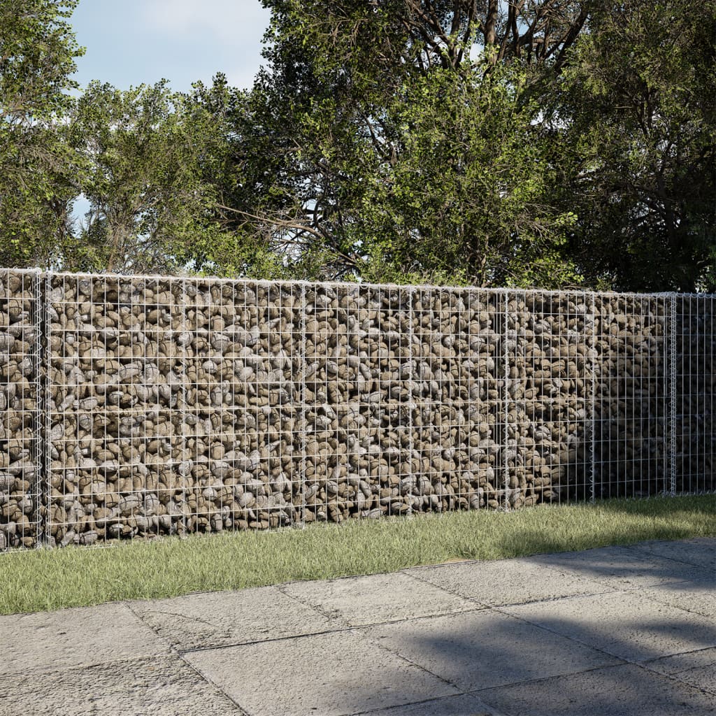 Gabionska košara s poklopcem 300x100x100 cm pocinčano željezo