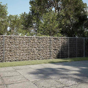 Gabionska košara s poklopcem 850x100x100 cm pocinčano željezo