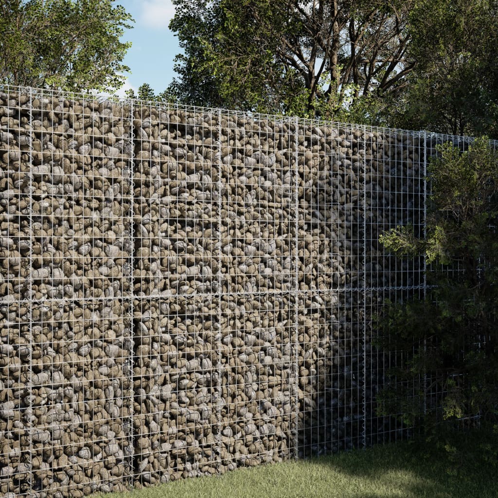 Gabionska košara s poklopcem 150x100x200 cm pocinčano željezo